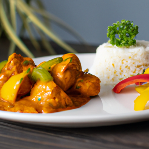 Rajský kuřecí tikka masala