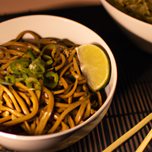 Japonské nudle s teriyaki omáčkou