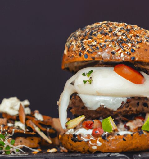 Kuřecí burger s avokádem