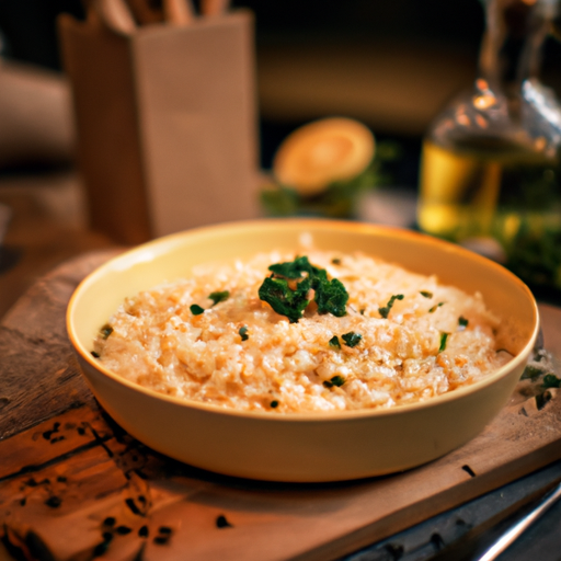 Rizoto s houbami a parmezánem