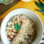 Rizoto s houbami a parmezánem