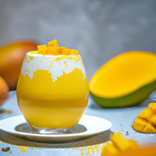 Sladké Mango Lassi s jogurtem