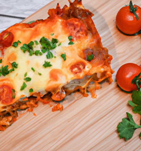 Vegetariánské lasagne s brokolicí