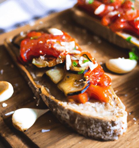 Ratatouille s bylinkovou bagetou