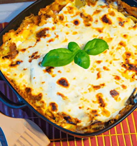 Lasagne s ricottou a špenátem