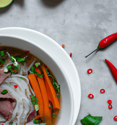 Vietnamské nudle Pho Bo