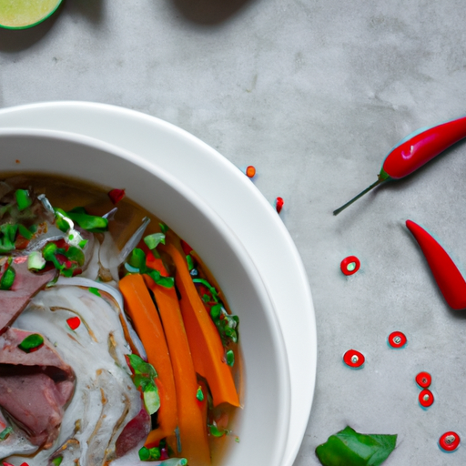 Vietnamské nudle Pho Bo