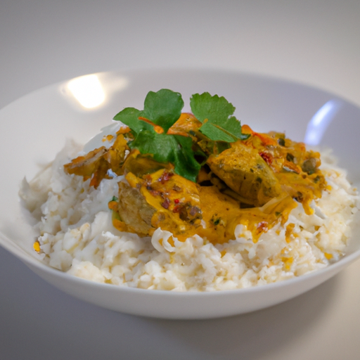 Kuřecí korma s basmati rýží