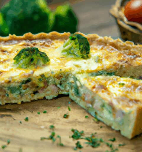 Quiche Lorraine s brokolicí