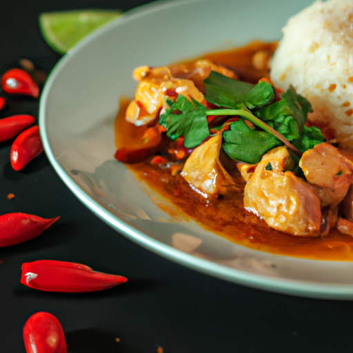 Korejské kuře s chilli pastou