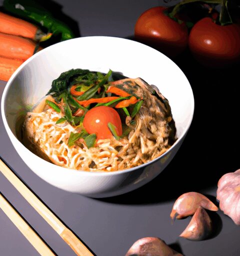 Ramen s hovězím a vejcem