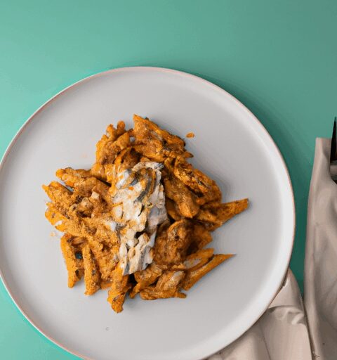 Penne s rajčaty a mozzarellou