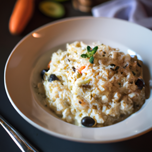Risotto s houbami a parmezánem