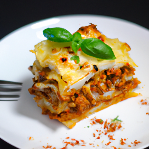 Lasagne s rajčaty a mozzarellou