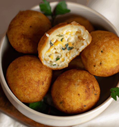 Ovocné knedlíky se šlehačkou