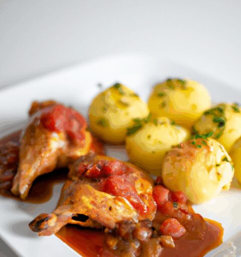 Kuřecí Fricassee s houbami