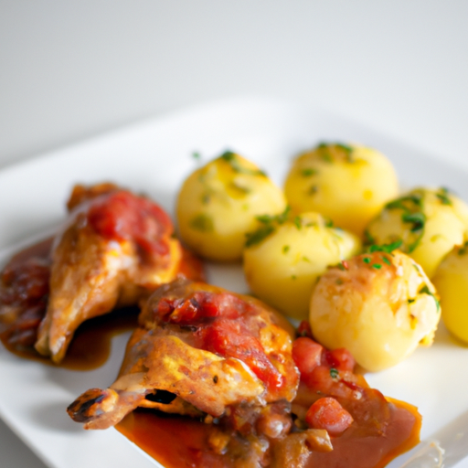 Kuřecí Fricassee s houbami