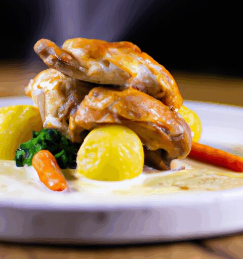 Pečený kachní křížek na cibulce