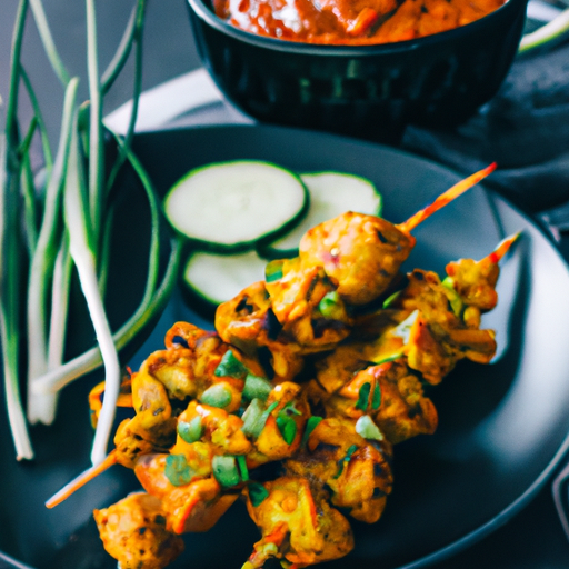 Satay z kuřecího masa