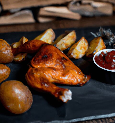 Americké kuře na grilu