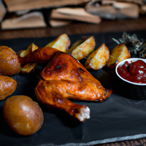 Americké kuře na grilu