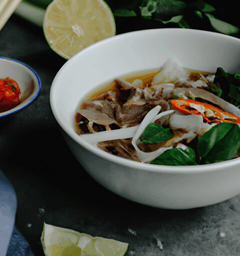 Pho bo – vietnamský hovězí vývar