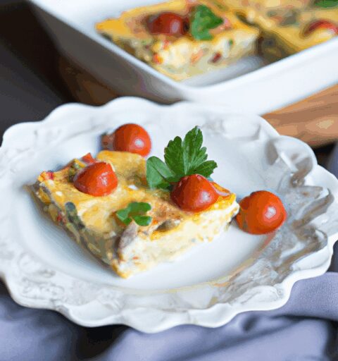 Bramborová quiche s kozím sýrem