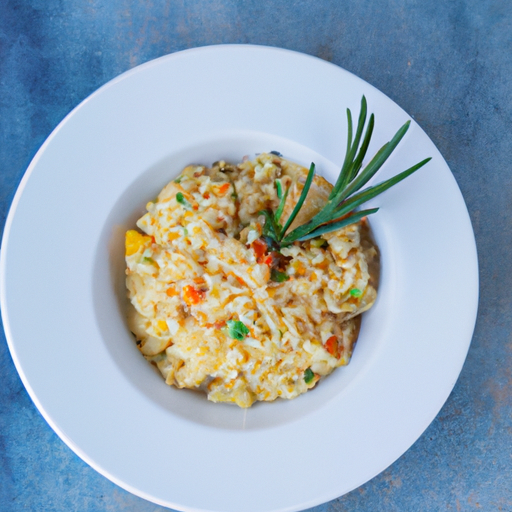 Hrnčířské rizoto s uzeným sýrem