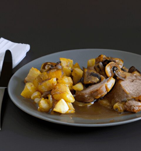 Pečený pstruh s topinamburovou kaší