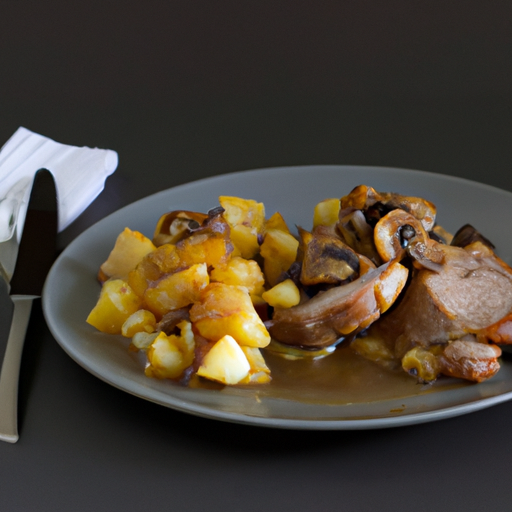 Pečený pstruh s topinamburovou kaší