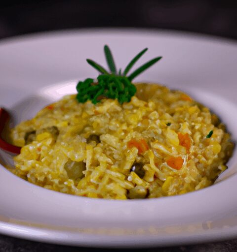 Risotto s čerstvou zeleninou