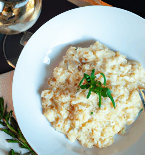 Risotto s hříbky a parmezánem