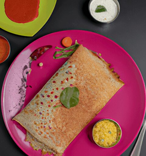 Masala Dosa s čatní omáčkou