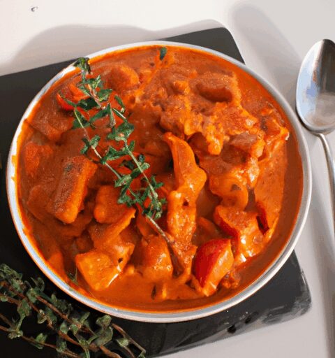 Rychlý guláš z tempehu a zeleniny