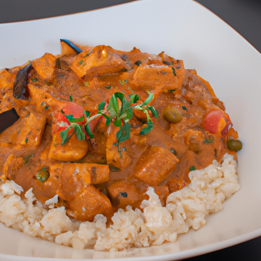 Královský tikka masala s rýží
