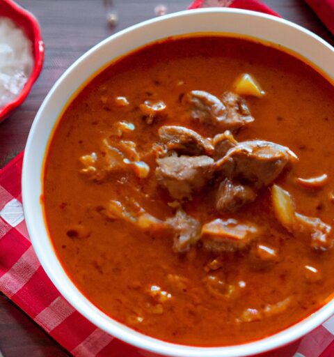 Staročeský guláš s knedlíkem